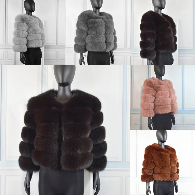 Новинка стильная шуба из натурального меха бесплатная доставка куртка 100%