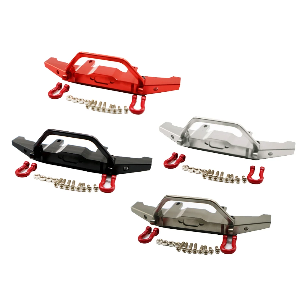 

RC Car Bumper, Metal Front Bumper for 1/16 WPL C14 C24 Remote Control Truck Car