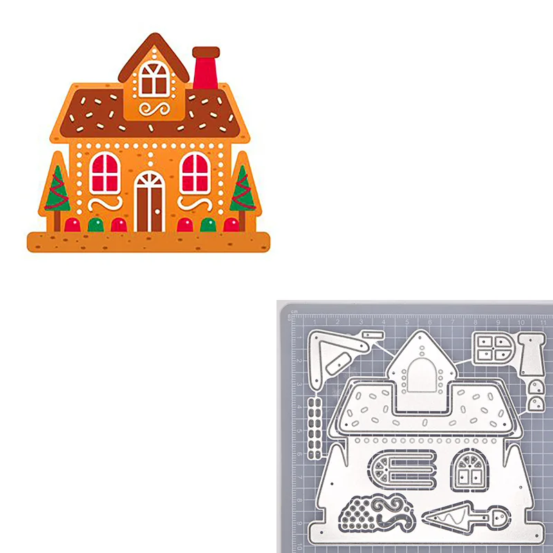 Прекрасный дом металлические Вырубные штампы для DIY Скрапбукинг Ремесло