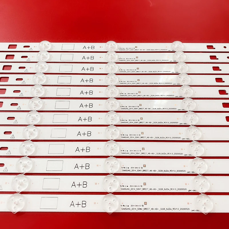 12 шт. светодиодный Подсветка полосы для KDL-48WM15B KDL-48W600B KDL-48R480B SAMSUNG_2014_SONY_DIRECT_48_A_3228