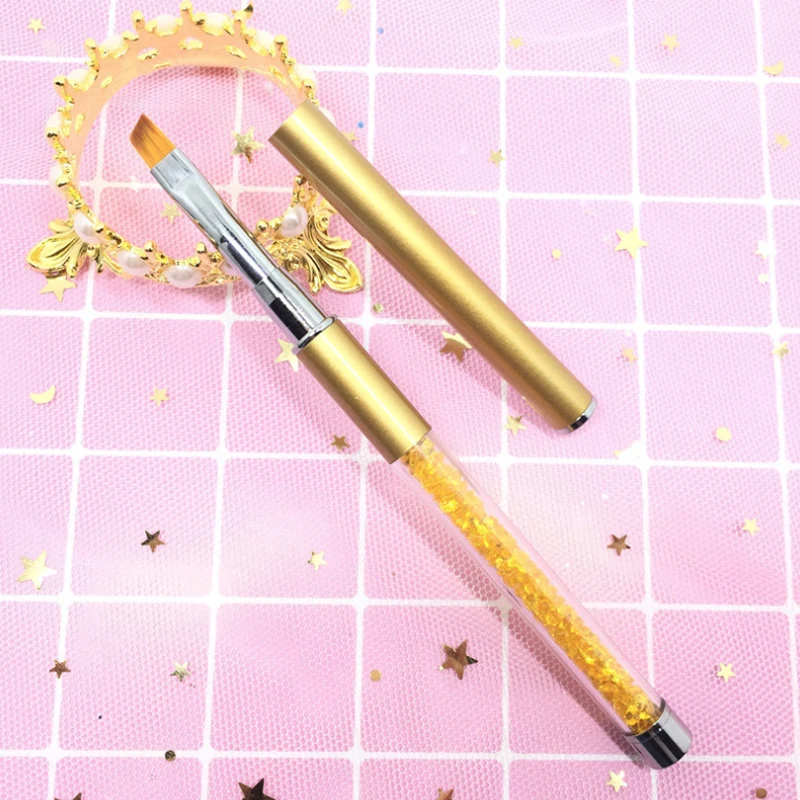 Дизайн ногтей ручка с кисточкой металл акрил резьба по дереву гель УФ Живопись