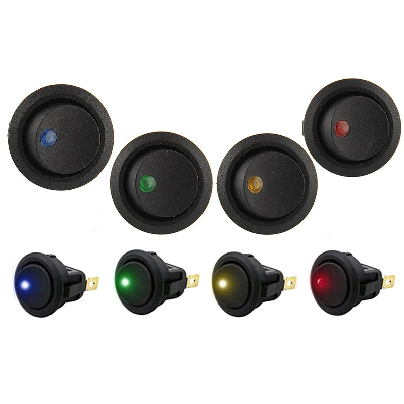 1 шт. Круглый клавишный выключатель|Детали и аксессуары для 3D-принтеров| |