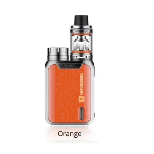 Orange Оригинальная электронная сигарета Vaporesso Swag Kit 80 Вт 18650 коробка мод с 3,5 мл Vape Tank GT катушка испаритель электронная сигарета - Цвет: Orange