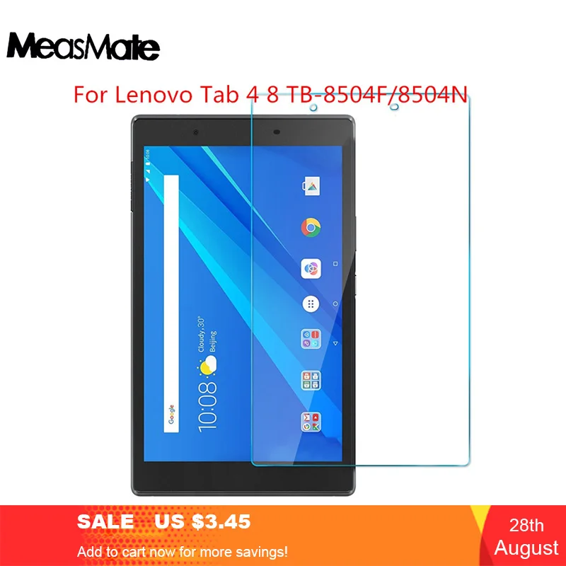 Новинка прозрачное закаленное стекло 9H для Lenovo Tab 4 8 10 Plus Защита экрана дюймов 1