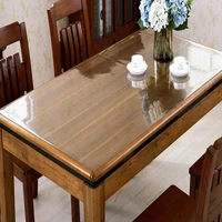 transparent pvc tablecloth waterproof oil tablecloth plastic tablecloth crystal soft board table mat glass soft cloth 1 0mm