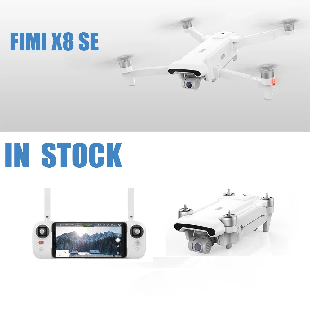 В наличии FIMI X8 SE 5 км с видом от первого лица 3 осевому гидростабилизатору 4K Камера