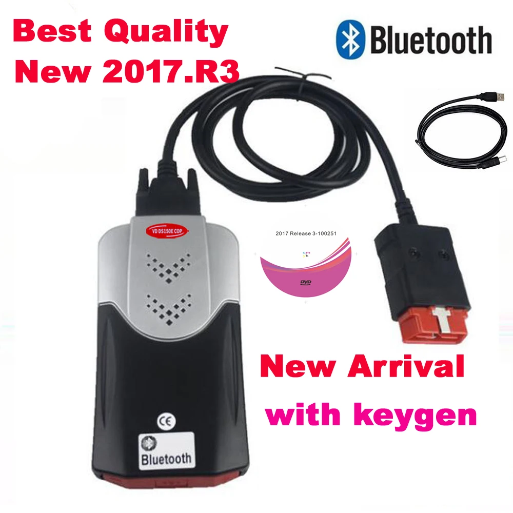 Новинка 2021 диагностический инструмент VD vci obd2 obdii с bluetooth сканером автомобильный