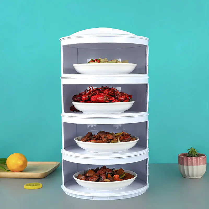 Изолированная пищевая крышка многослойная раздвижная дверь свежие остатки