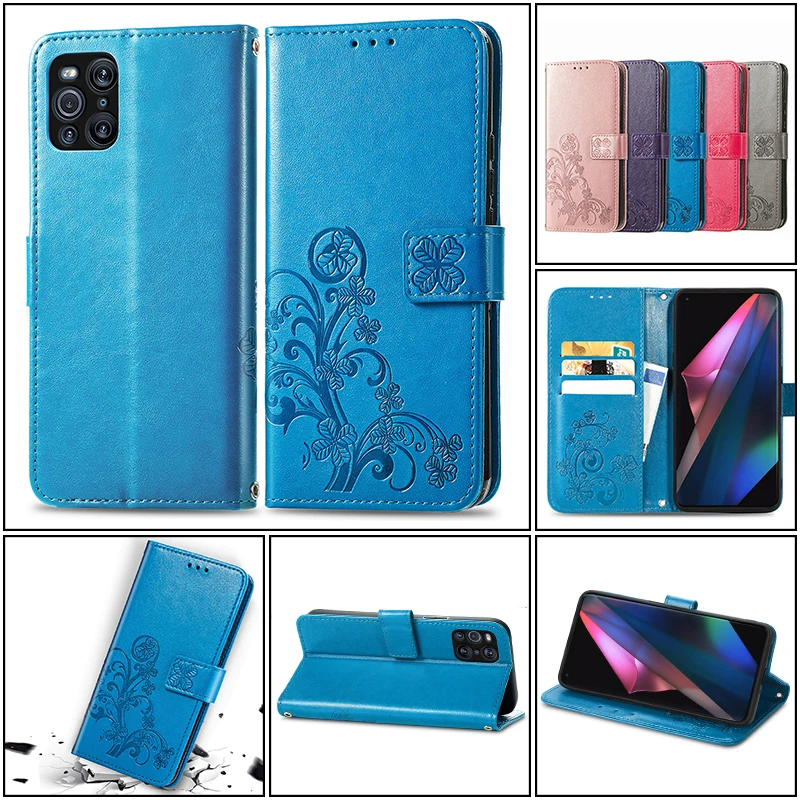 

Fashion Solid Color Leather Phone Case For OPPO Reno 5F 5Z 5 4 4Z 4SE 3 3A Plus Find X3 X2 Pro Lite Neo 5G With Card Slot Cases