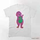 Мужские футболки с динозавром Барни, модная футболка с круглым вырезом и коротким рукавом, летняя футболка, tshir