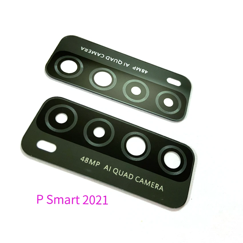 Стеклянная крышка объектива задней камеры 2 шт. 5 с Ahesive наклейкой для Huawei P Smart 2021 Y7A