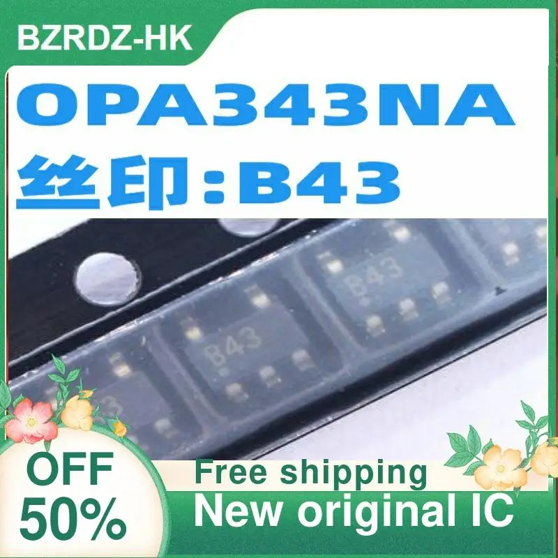

1-20PCS OPA343NA/250 :B43 :SOT-23-5 New original IC