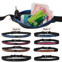 waterproof double pocket waist hip bag adjustable chest pack casual 5 5 phone key purse money fanny belt pouch travel accessory