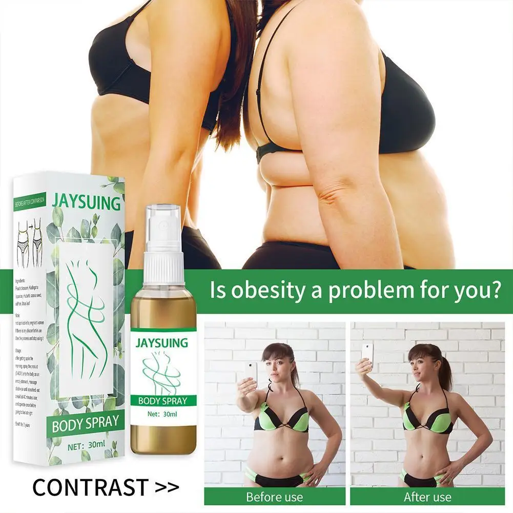 

30ML slimming slimming spray legs waist fat burning weight loss reducing cellulite ladies massage spray household natural safe