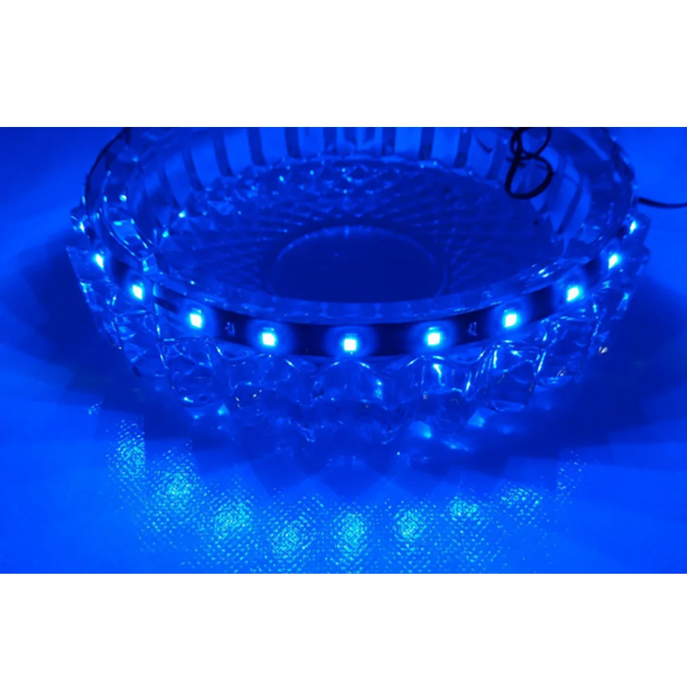 

30cm Soft Decoration Styling Auto Led Bar Headlights Colorful Stick-on Car Interior Light Strip