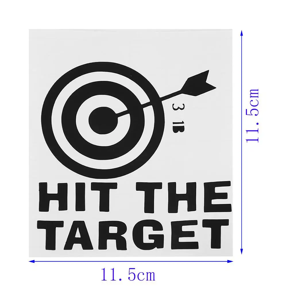 Хит цель DIY сиденья для унитаза искусство наклейки на стену с цитатой ванная