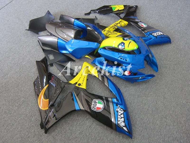 

Новинка из АБС-пластика для мотоцикла весь обтекатели комплект подходит для SUZUKI GSX-R600 GSX-R750 06 07 600 750 K6 K7 GSXR 600 750 2006 2007 Акула хорошо