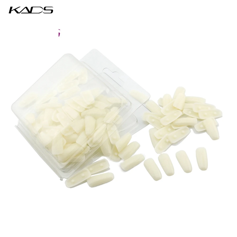 KADS 100 ШТ./УПАК. Splastic типсы для использования практики Практика дисплей Обучение Nail Art Ложные Советы Дисплей Инструмент Обучения