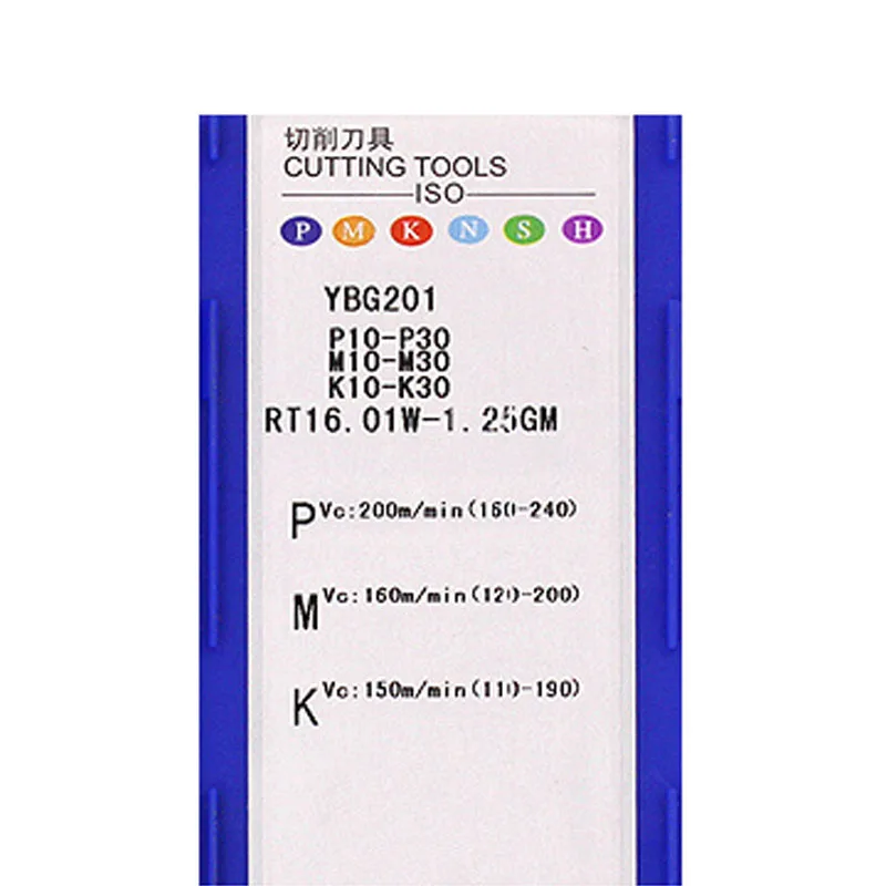 RT16.01N RT16.01W 1.00GM 1.50GM 1.75GM 2.00GM 2.50GM 3.00GM YBG201 YBG205 Твердосплавные вставки Резьбовой