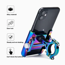 Universal Motorcycle Bike Bicycle aluminum alloy Colorful moto phone holder for kawasaki zx9r yamaha ybr 125 parts honda nc