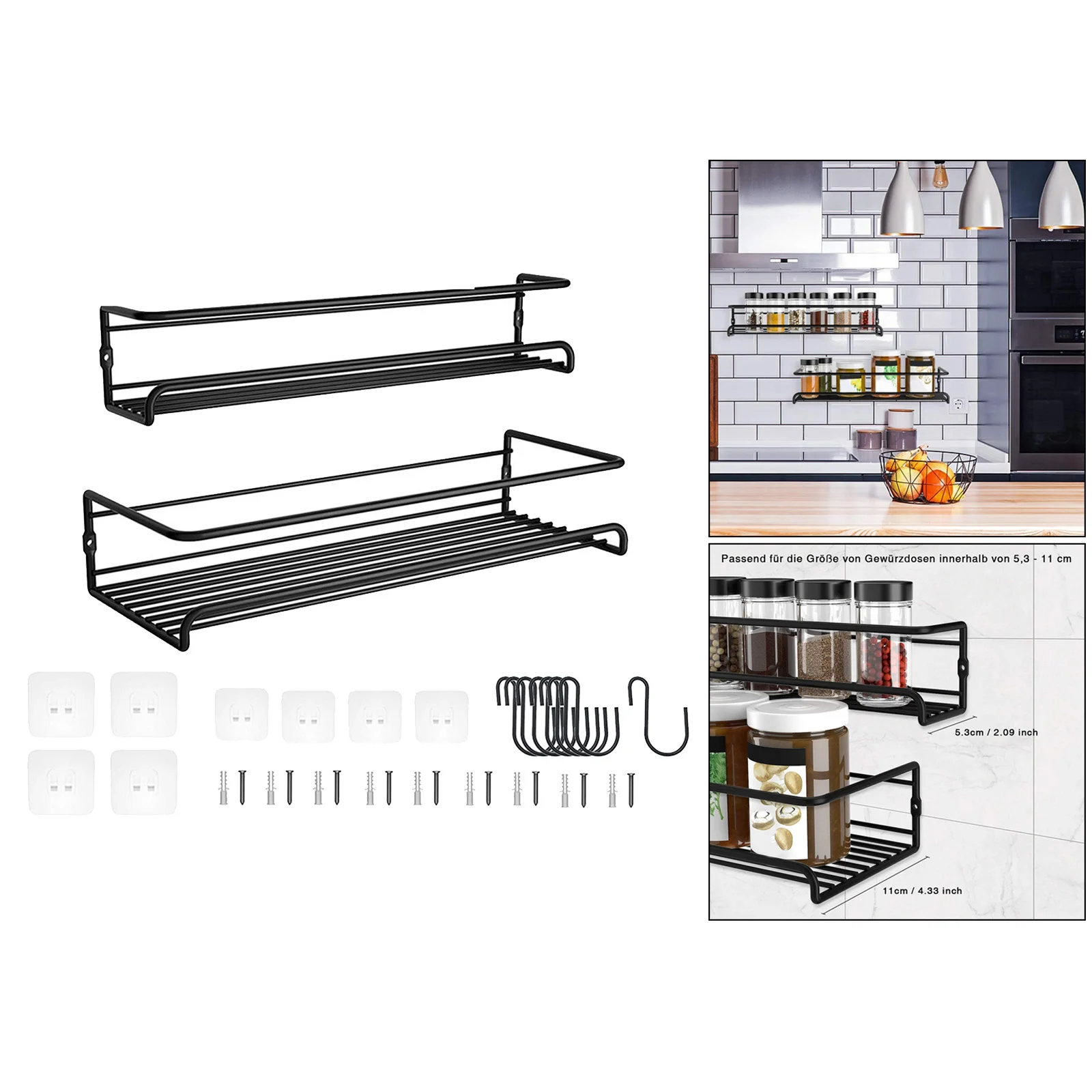 

2 предмета в комплекте сверхпрочные металлические подвесные полки для специй стеллаж Органайзер Кухня настенный кронштейн для телевизора