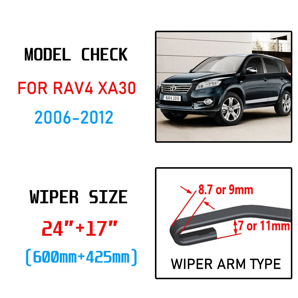 Щетка стеклоочистителя переднего стекла для Toyota RAV4 XA30 2006 2007 2008 2009 2010 2011 2012 RAV 4 30 |
