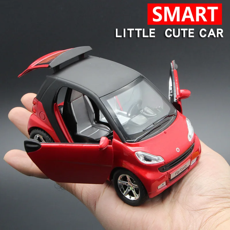 

Benz SMART Alloy Model Fun Simulation Pull Back Sound And Light Children Boy Cute Diecast Toy Car Model Christmas Gift For Child