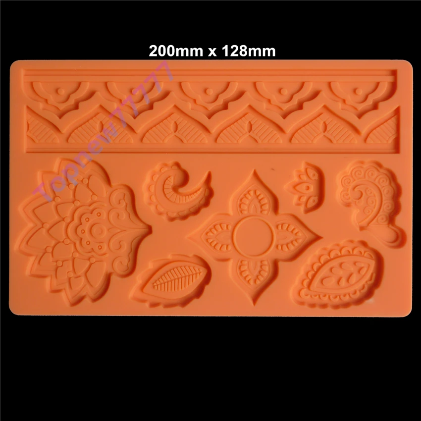 

100% SGS силиконовая форма для цветочного кружева Edgings модель DIY инструмент для торта 2139