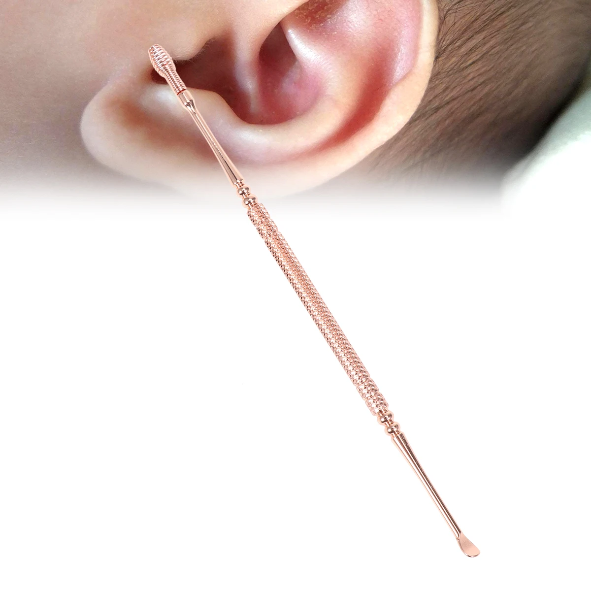 Ложка для ушей из нержавеющей стали бытовой прибор удаления ушного воска беруши