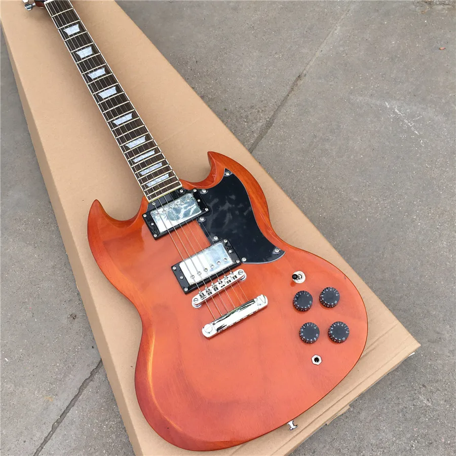 

Электрогитара под заказ, коричневая, все цвета, реальные фотографии, оптовая и розничная продажа с завода