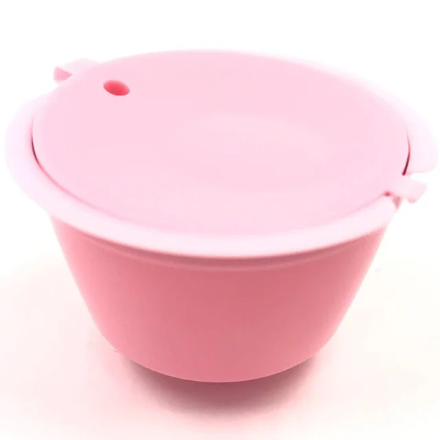 1 pcs pink 3 шт./компл. многоразового Dolce Gusto Кофе Капсула Nescafe dolce gusto многоразового пользования капсулы gusto капсулы combinacapsule пополнения 3 цвета - Цвет: 1 pcs pink
