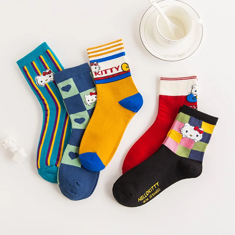 

Kawaii Sanrio Kitty тонкая длинная трубка фотография Розовое женское сердце Kt Cat теплые фотообои для детей