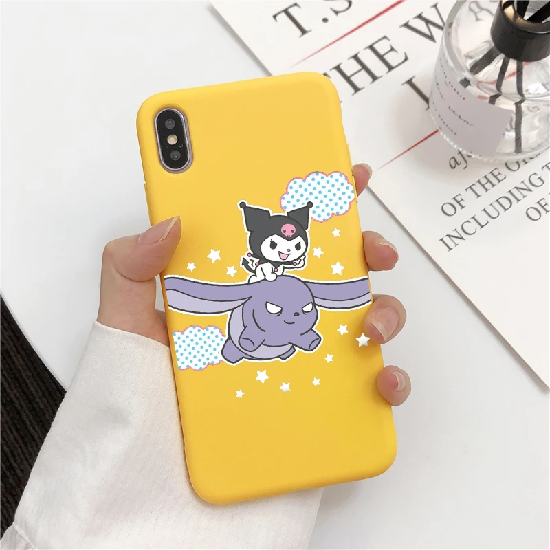 TPU Koomi милый мягкий силиконовый чехол для телефона карамельного цвета из ТПУ для iPhone 6S 7 8 Plus X XR XS Max 11 11Pro 11Pro Max - Цвет: TPU