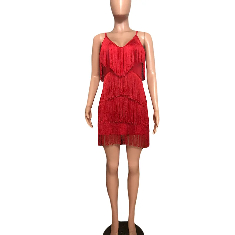 

Sexy Black Summer Clothes Women Solid Color Backless Spaghetti Straps Nightclub Dress Bodycon Evening Party Low Neck Mini Dress