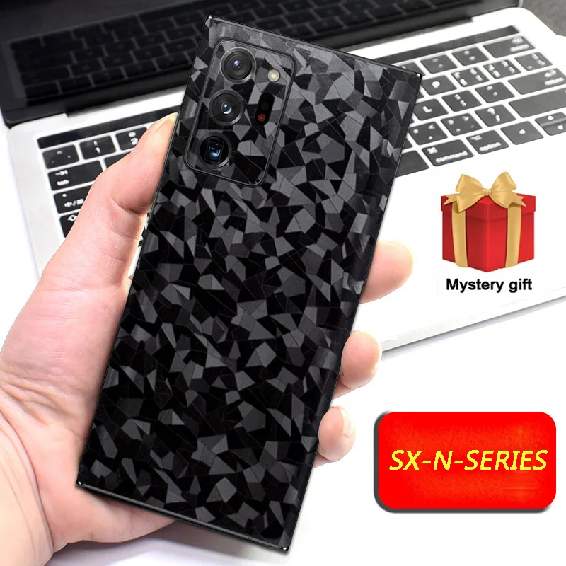 2022 New Wrap Skin Matte Film Back Film For Samsung Galaxy S22 S21 S20 Ultra S20 S10 Note 20 10 Plus Note 10 9 8 Back Stickers