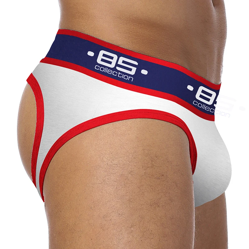 85 Брендовое Мужское нижнее белье сексуальный для Гея бандаж cueca Танга Стринги и
