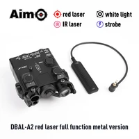 wadsn tactical laser pointer dbal a2 full metal version green laser white light flash airsoft rifle weapon hunting accessories