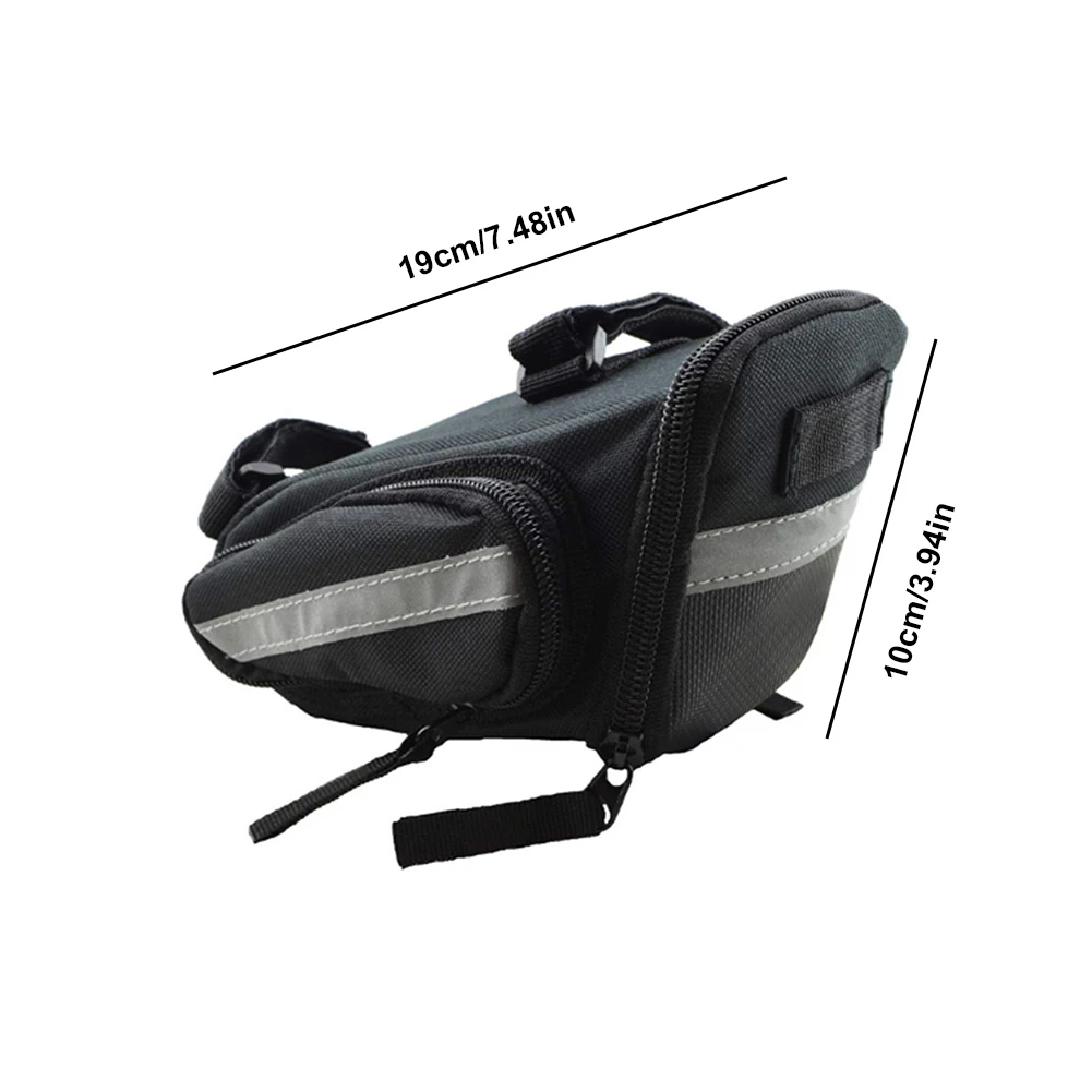 

Bicycle Bag Bike Saddle Bag Bicycle Seatpost Pack Waterproof Bicycle Seat Pack Bag With Reflective Strip For Cycling Accessories