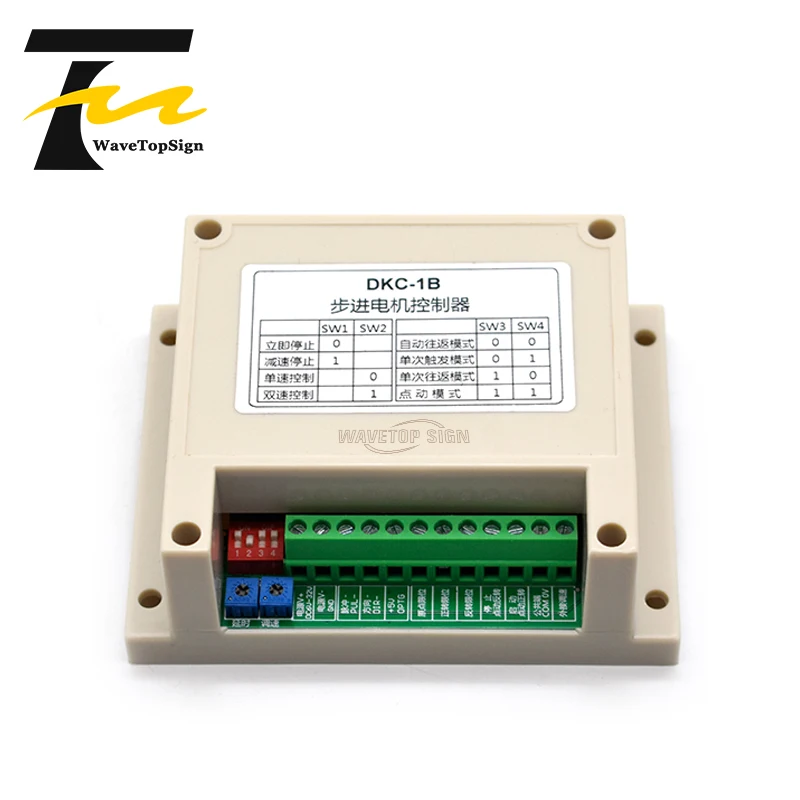 WaveTopSign Промышленный Тип DKC-1B контроллер шагового двигателя одноосевой импульсный генератор Серводвигатель PLC регулировка скорости