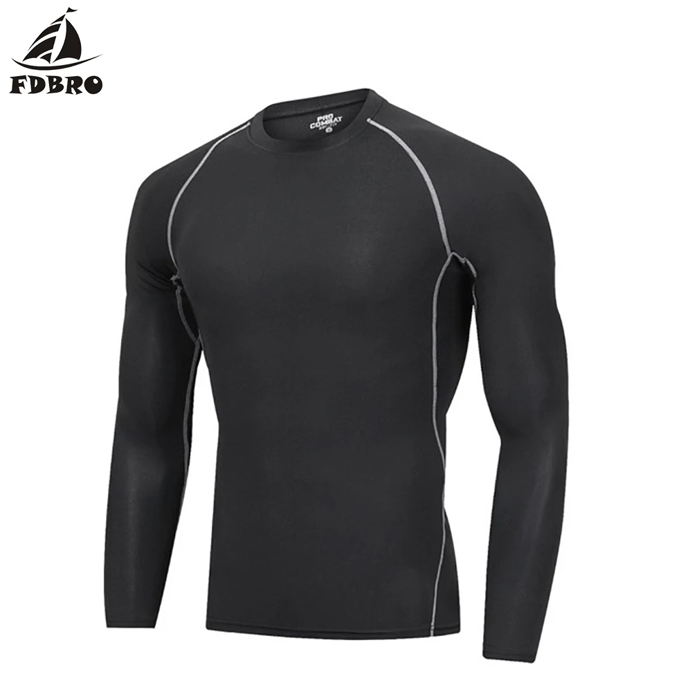 Мужская Спортивная Футболка FDBRO футболка для бега фитнеса баскетбола футбола