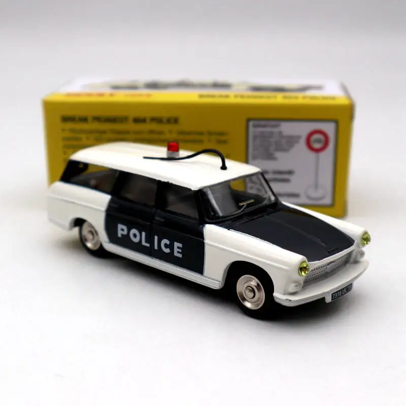 1/43 Атлас Dinky игрушки 1429 для BREAK P ~ GEOT 404 полицейские миниатюры литые модели