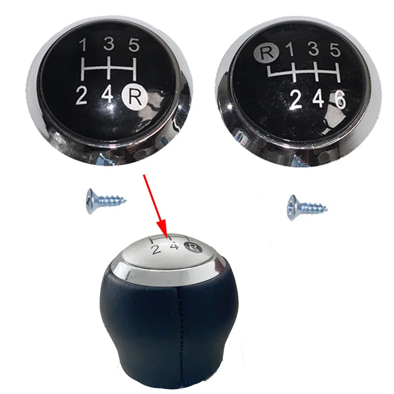 Автомобильная рукоятка рычага переключения передач с эмблемой для TOYOTA Corolla 1.8MT 2007