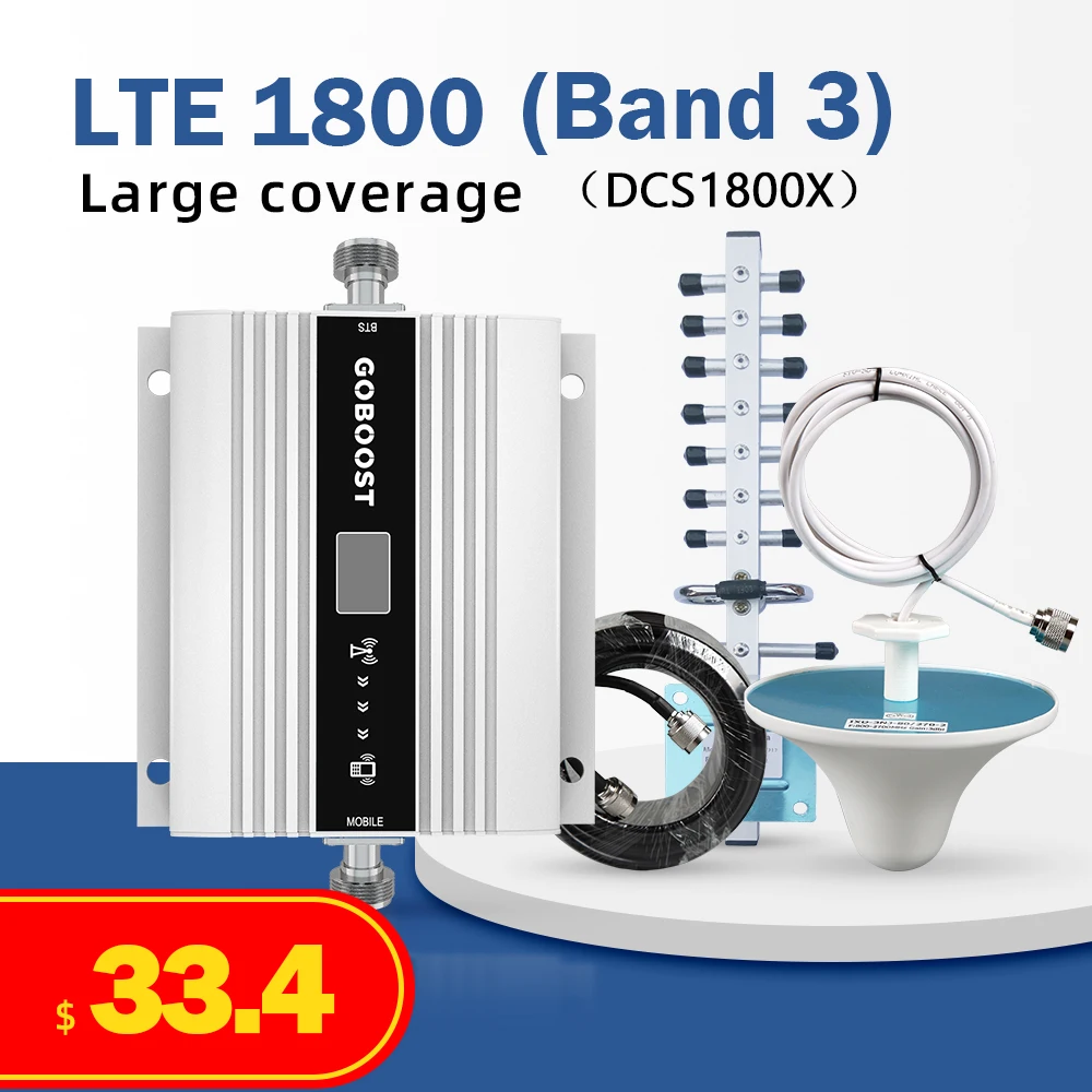Усилитель сигнала 2G 3G 4G GSM 900 1800 2100 усилитель Сотовый DCS LTE B3 мобильной сети