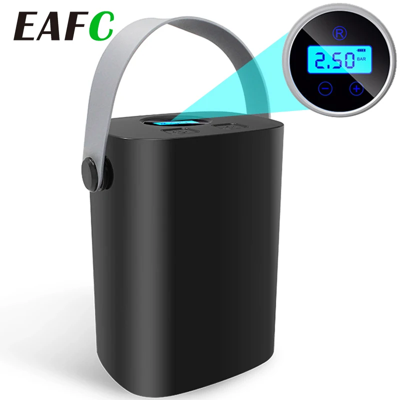 Портативный автомобильный воздушный компрессор DC 12 В цифровой насос для шин 150 PSI