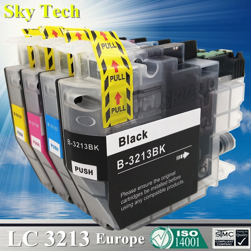 Качественный совместимый чернильный картридж для LC3213 LC3211 Brother J572DW J772DW J774DW J491DW J497DW