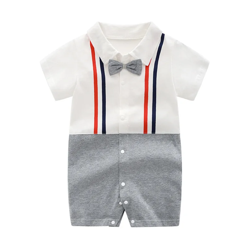 Summer Baby Romper 0-18M Newborn Short Sleeve Cotton Boy Clothes One-Piece Jumpsuit Boys Clothing |