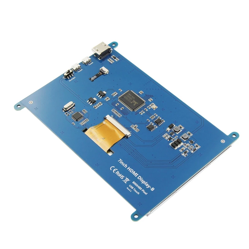 Эфвк 7 дюймов ЖК-дисплей HDMI Пресс Экран Дисплей на тонкопленочных транзисторах