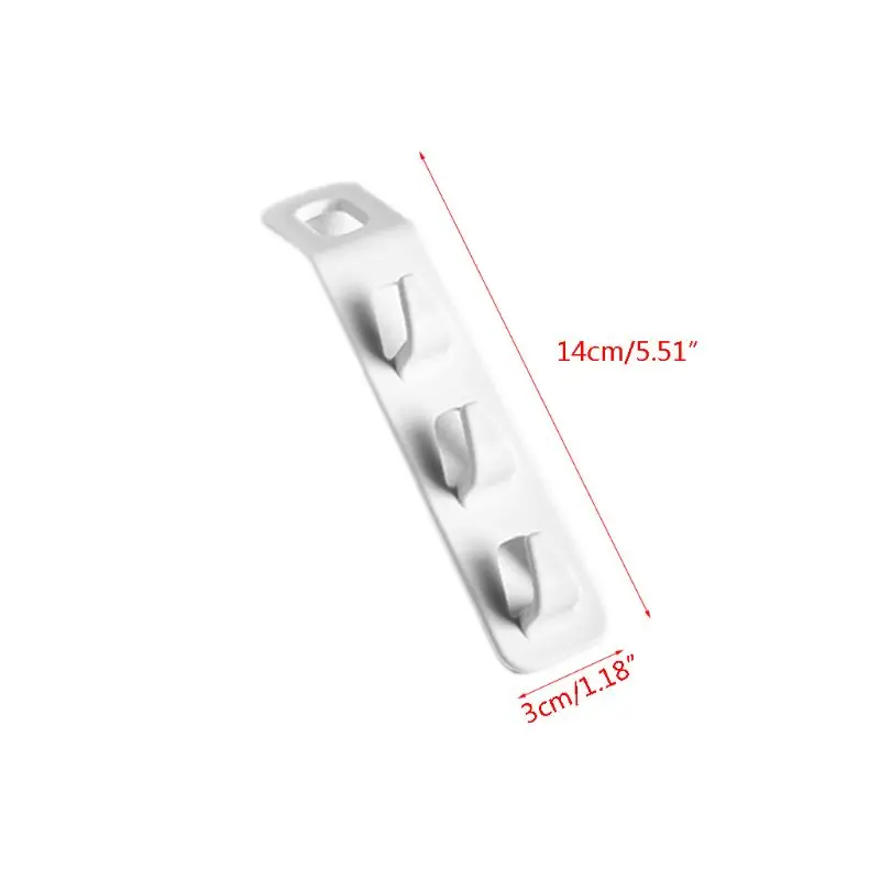 

4pcs White PP Plastic Clothes Hanger Connector Cascading Hooks Space Saving Closet Organizer Rack