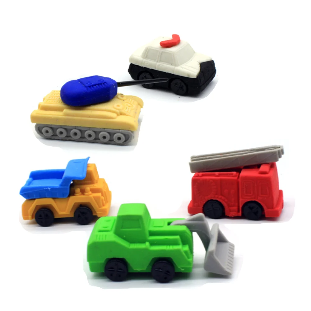 5 шт/2 шт автокран бак двигателя резиновый ластик для карандаша канцелярские