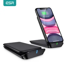 ESR 10W Qi Foldable Wireless Charger For iPhone 11 Pro X XS MAX XR 8 Samsung S9 S10 Note 10 Fast Charging Phone Holder Charger
